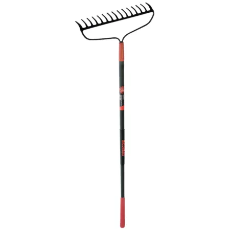 16" Razorback 15-Tine Steel Bow Rake with 60" Fiberglass Handle Rakes & Forks