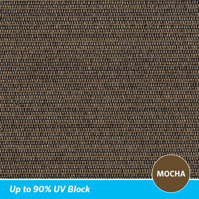 Image showing  11 ft. 10 in. Ready-to-Hang Triangle Shade Sail, Mocha