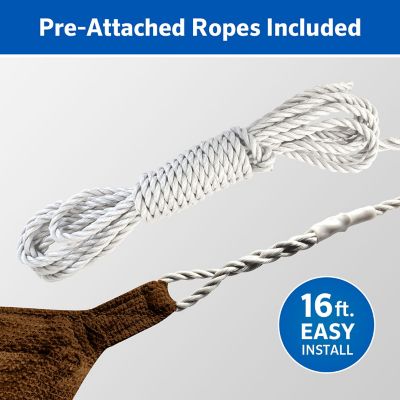 Image showing  11 ft. 10 in. Ready-to-Hang Triangle Shade Sail, Mocha