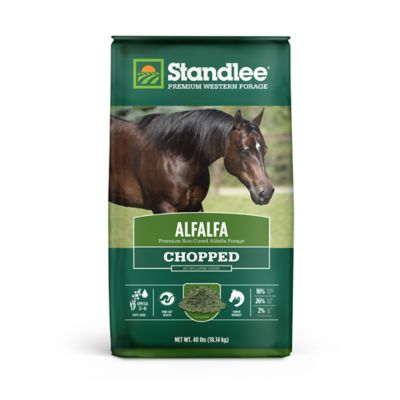 Standlee Premium Western Forage Premium Chopped Alfalfa Hay Horse Feed, 40 lb. Price pending