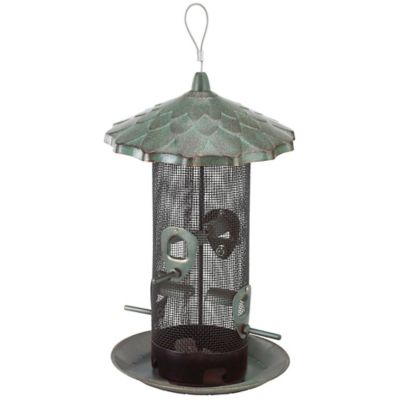 More Birds 2.79 lb. 4-Port Acorn Screen Bird Feeder