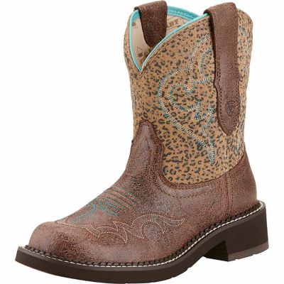 leopard print ariat boots