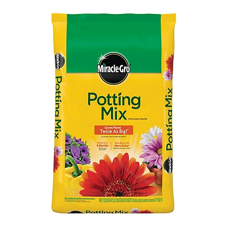 Miracle-Gro Potting Mix, For Container Plants, 16 qt.