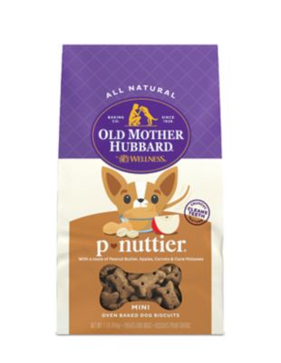 Old Mother Hubbard Classic Peanut Butter Flavor Oven-Baked Dog Biscuit Treats, 20 oz.