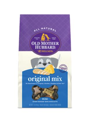 Old Mother Hubbard Classic Original Assorted Flavor Oven-Baked Dog Biscuit Treats, 20 oz. All Natural Goodness