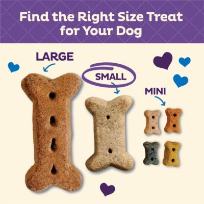 Image showing  Crunchy Classic Natural Original Assorted Small Dog Treat Biscuits, 53 oz.