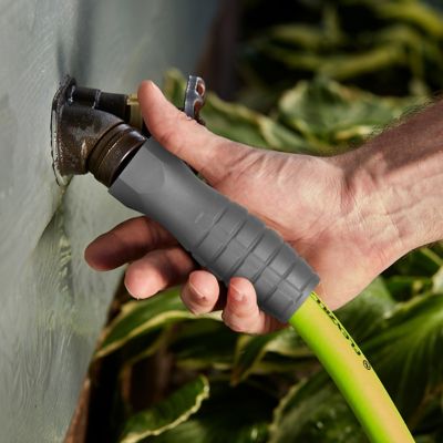 Image showing  5/8 in. x 50 ft. Garden Hose with Ergonomic Female Grip, 3/4 in. - 11/2 GHT Fittings