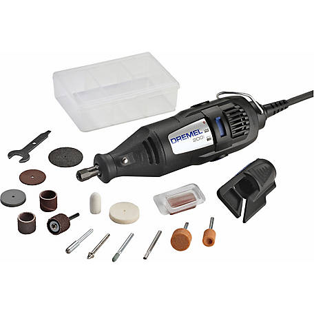 Dremel 200 Series Rotary Tool Kit, 15 accessories with 1 attachment