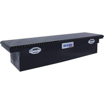 Better Built 71in. Gloss Black Aluminum Low Profile Crossover Truck Tool Box