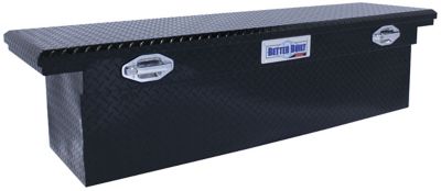 Image showing  69 in. x 20 in. Gloss Black Aluminum Low Profile Crossover Truck Tool Box