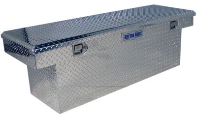 Image showing  69 in. x 20 in. Brite Aluminum Deep Crossover Truck Tool Box