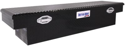 Image showing  69 in. x 20 in. Gloss Black Aluminum Crossover Truck Tool Box