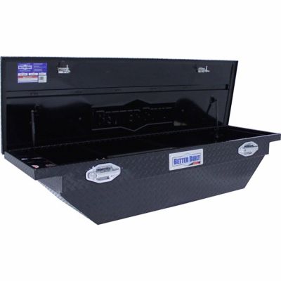 Image showing  63 in. x 20 in. Gloss Black Aluminum Low Profile Crossover Truck Tool Box