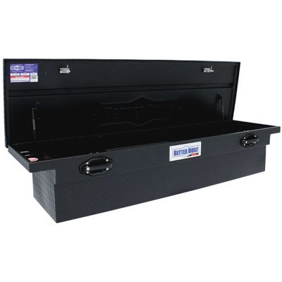 Image showing  69 in. x 20 in. Matte Black Aluminum Low Profile Crossover Truck Tool Box