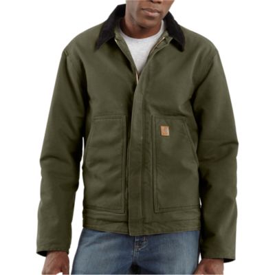Carhartt® Men’s Sandstone Insulated Sherpa-lined Dearborn Jacket | Rhyvee