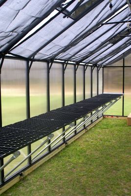 Image showing  12 ft. x 2 ft. x 30 in. Monticello Work Bench System for Monticello 12 ft. Greenhouses