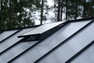 Image showing  Monticello Automatic Roof Vent Kit, Black