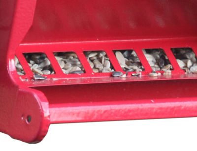 Image showing  15 lb. Seeds N' More Double-Sided Hopper Bird Feeder with Suet Holders