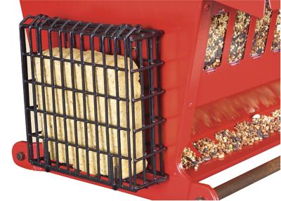 Image showing 5 th Audubon 15 lb. Seeds N' More Double-Sided Hopper Bird Feeder with Suet Holders
