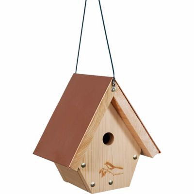 Woodlink Coppertop Hanging Wren Bird House, 9 in. x 8 in. x 7-3/4 in.