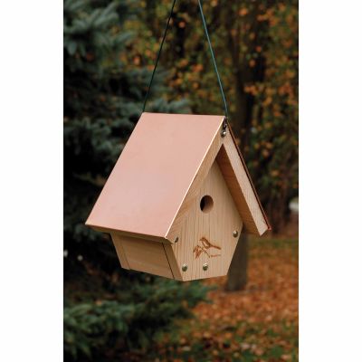 Image showing  Coppertop Hanging Wren Bird House, 8 in. x 9 in. x 7.75 in.