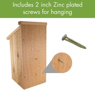 Image showing  Cedar Wood Flicker Bird House, 11 in. x 8.75 in. x 20 in.