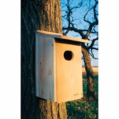 Image showing  Cedar Wood Duck House, 8.78 in. x 15.14 in. x 23 in.