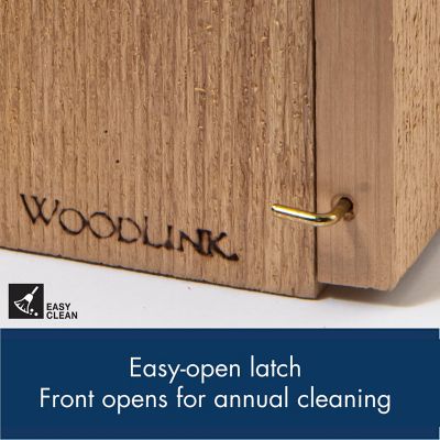 Image showing  Wood Screech Owl/Kestrel Bird House, 13 in. x 8.75 in. x 19.75 in.