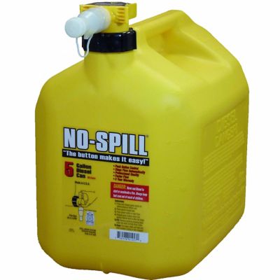 NO-SPILL 5 gal. Diesel Can, CARB Compliant