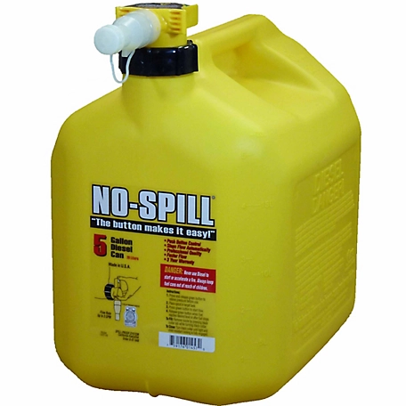 NO-SPILL 5 gal. Diesel Can, CARB Compliant