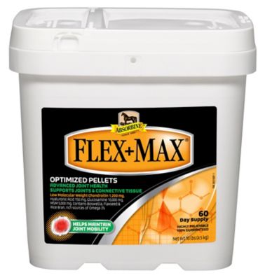 Absorbine Flex+Max Joint Health Pelleted Horse Supplement, 10 lb., 60 Day Supply