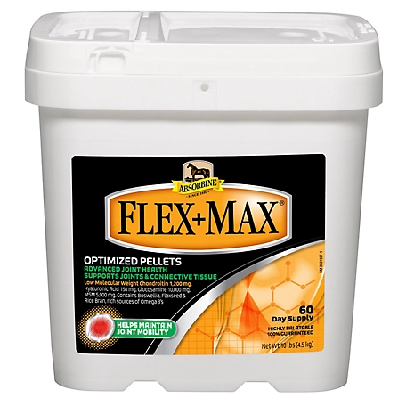 Absorbine Flex+Max Joint Health Supplement Pellets, 60 Day Supply, 10 lb.