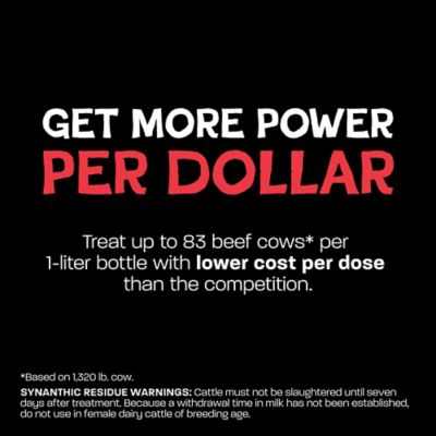 Image showing  Synanthic 22.5% Bovine Cattle Dewormer Suspension, 500 mL