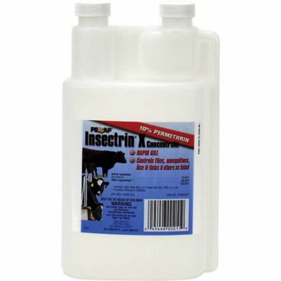 Prozap Insectrin X 10% Permethrin Emulsifiable Pour-On Insecticide Concentrate, 1 qt.