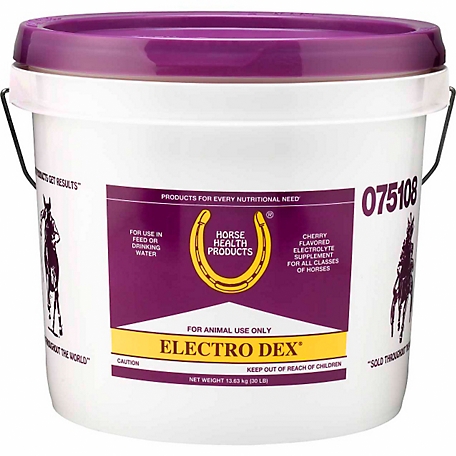 Horse Health Electro Dex Electrolyte Horse Supplement, 30 lb.