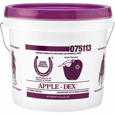 Horse Health Apple-Dex Electrolyte Horse Supplement, 30 lb.