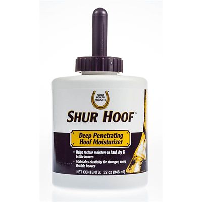 Horse Health Shur Horse Hoof Moisturizer with Brush, 32 oz.