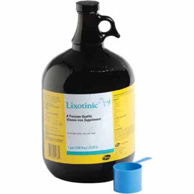 Zoetis Lixotinic Liquid Vitamin and Mineral Horse Supplement, 1 gal.