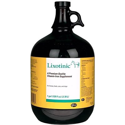 Zoetis Lixotinic Liquid Vitamin and Mineral Horse Supplement, 1 gal.