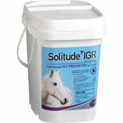 Solitude IGR Feed-Thru Horse Insecticide, 20 lb., 2.12% Cyromazine
