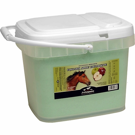 First Companion EQU-Dex Apple Flavor Electrolyte Horse Supplement, 30 lb.