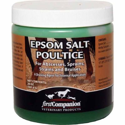 First Companion Epsom Salt Horse Poultice, 20 oz.