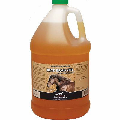 First Companion Rice Bran Oil Horse Supplement,, 1 gal.