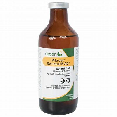 Aspen Pet Vita-Jec Essential A and D Livestock Vitamins, 250 mL