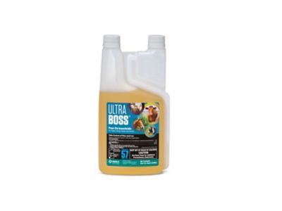 Merck Ultra Boss Pour-On Livestock Insecticide, 1 qt.