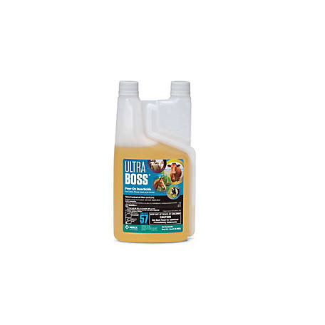 Merck Ultra Boss Pour-On Livestock Insecticide, 1 qt.