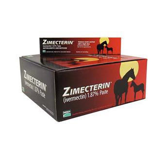 Image showing  Zimecterin (Ivermectin 1.87%) Horse Dewormer Paste, 20 ct.