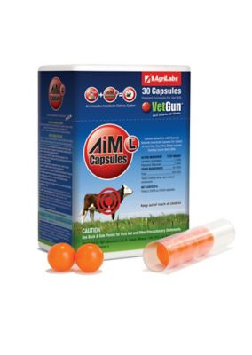 Image showing  AiM-L Vetcaps Cattle Insecticide Capsules, 1 lb., 30-Pack