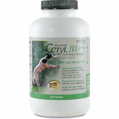 Response Products Cetyl M Joint Action Formula Tablets for Dogs, 120-Pack