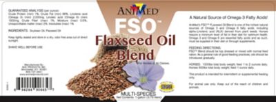 Image showing  Flaxseed Oil Horse Supplement, 1 gal.